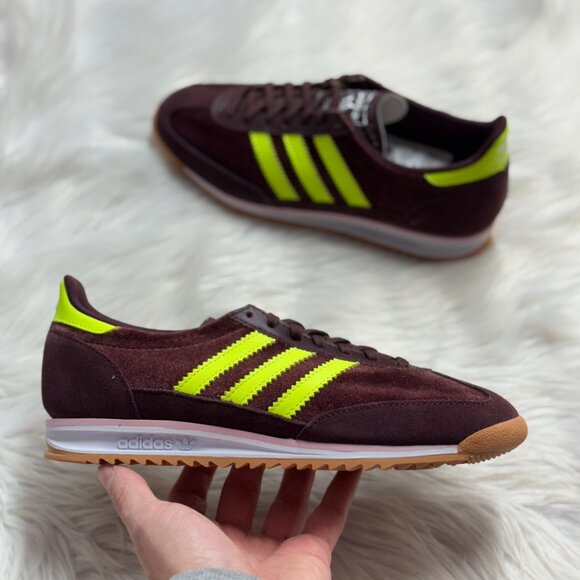 Adidas SL 72 OG Aurora Ruby Solar Yellow (Women's) Womens JI0195 NEW* Sz 7 - Picture 1 of 6